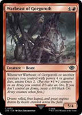Magic: The Gathering - Universes Beyond: The Lord of the Rings: Tales of Middle-earth - Warbeast of Gorgoroth - Common - Foil