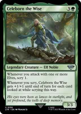 Magic: The Gathering - Universes Beyond: The Lord of the Rings: Tales of Middle-earth - Celeborn the Wise - Uncommon - Normal