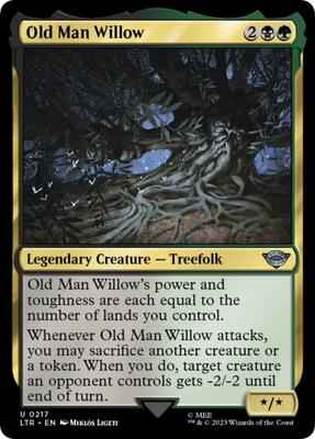 Magic: The Gathering - Universes Beyond: The Lord of the Rings: Tales of Middle-earth - Old Man Willow - Uncommon - Normal