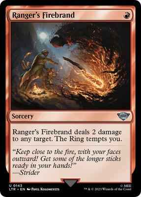 Magic: The Gathering - Universes Beyond: The Lord of the Rings: Tales of Middle-earth - Ranger's Firebrand - Uncommon - Normal