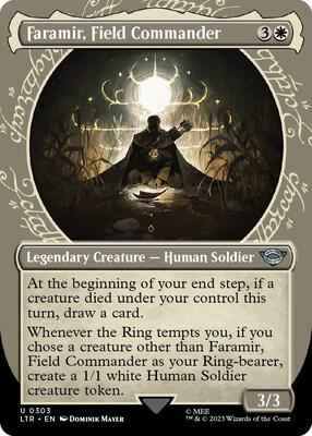 Magic: The Gathering - Universes Beyond: The Lord of the Rings: Tales of Middle-earth - Faramir, Field Commander (Showcase) - Uncommon - Normal