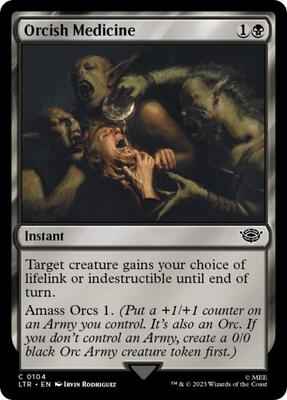Magic: The Gathering - Universes Beyond: The Lord of the Rings: Tales of Middle-earth - Orcish Medicine - Common - Normal