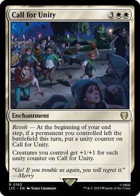 Magic: The Gathering - Commander: The Lord of the Rings: Tales of Middle-earth - Call for Unity - Rare - Normal