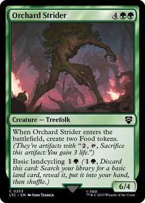 Magic: The Gathering - Commander: The Lord of the Rings: Tales of Middle-earth - Orchard Strider - Common - Normal