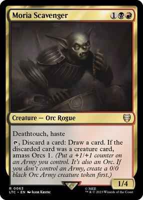 Magic: The Gathering - Commander: The Lord of the Rings: Tales of Middle-earth - Moria Scavenger - Rare - Normal