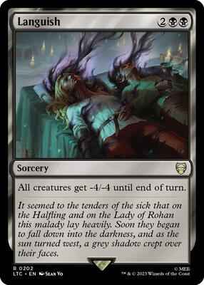 Magic: The Gathering - Commander: The Lord of the Rings: Tales of Middle-earth - Languish - Rare - Normal