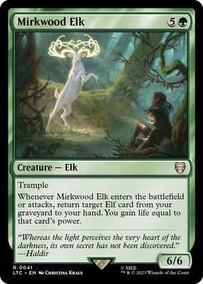 Magic: The Gathering - Commander: The Lord of the Rings: Tales of Middle-earth - Mirkwood Elk - Rare - Normal