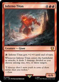Magic: The Gathering - Commander: The Lord of the Rings: Tales of Middle-earth - Inferno Titan - Mythic - Normal