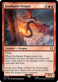 Magic: The Gathering - Commander: The Lord of the Rings: Tales of Middle-earth - Knollspine Dragon - Rare - Normal