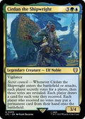 Magic: The Gathering - Commander: The Lord of the Rings: Tales of Middle-earth - Cirdan the Shipwright - Rare - Normal