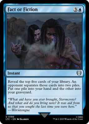 Magic: The Gathering - Commander: The Lord of the Rings: Tales of Middle-earth - Fact or Fiction - Uncommon - Normal