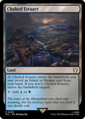 Magic: The Gathering - Commander: The Lord of the Rings: Tales of Middle-earth - Choked Estuary - Rare - Normal