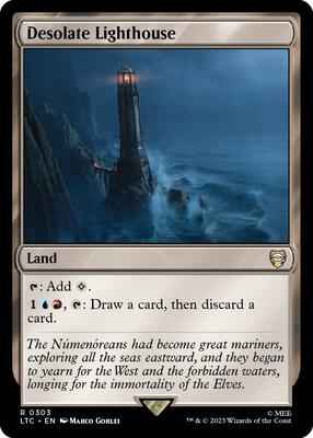 Magic: The Gathering - Commander: The Lord of the Rings: Tales of Middle-earth - Desolate Lighthouse - Rare - Normal
