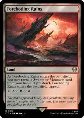 Magic: The Gathering - Commander: The Lord of the Rings: Tales of Middle-earth - Foreboding Ruins - Rare - Normal