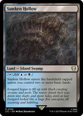 Magic: The Gathering - Commander: The Lord of the Rings: Tales of Middle-earth - Sunken Hollow - Rare - Normal