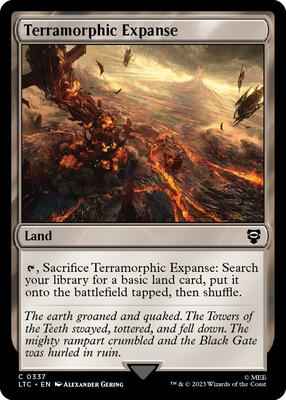 Magic: The Gathering - Commander: The Lord of the Rings: Tales of Middle-earth - Terramorphic Expanse - Common - Normal