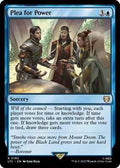 Magic: The Gathering - Commander: The Lord of the Rings: Tales of Middle-earth - Plea for Power - Rare - Normal