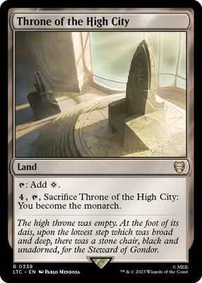 Magic: The Gathering - Commander: The Lord of the Rings: Tales of Middle-earth - Throne of the High City - Rare - Normal