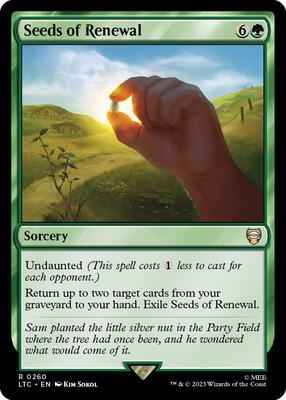 Magic: The Gathering - Commander: The Lord of the Rings: Tales of Middle-earth - Seeds of Renewal - Rare - Normal
