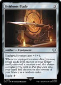 Magic: The Gathering - Commander: The Lord of the Rings: Tales of Middle-earth - Heirloom Blade - Uncommon - Normal