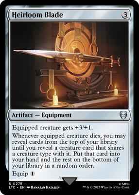 Magic: The Gathering - Commander: The Lord of the Rings: Tales of Middle-earth - Heirloom Blade - Uncommon - Normal
