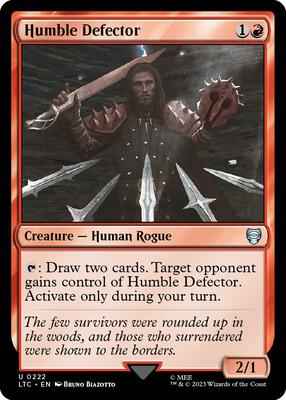 Magic: The Gathering - Commander: The Lord of the Rings: Tales of Middle-earth - Humble Defector - Uncommon - Normal