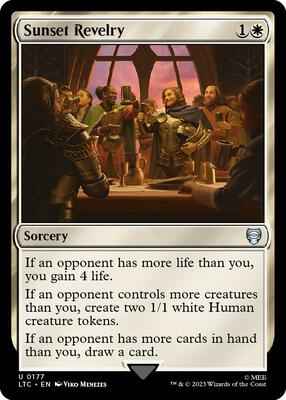 Magic: The Gathering - Commander: The Lord of the Rings: Tales of Middle-earth - Sunset Revelry - Uncommon - Normal