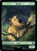 Magic: The Gathering - Commander: The Lord of the Rings: Tales of Middle-earth - Beast // Treefolk Double-Sided Token - Token - Normal