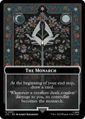 Magic: The Gathering - Commander: The Lord of the Rings: Tales of Middle-earth - The Monarch // Treasure Double-Sided Token - Token - Normal