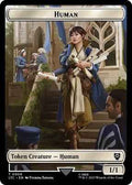 Magic: The Gathering - Commander: The Lord of the Rings: Tales of Middle-earth - Human // Human Knight Double-Sided Token - Token - Normal
