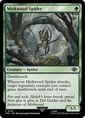 Magic: The Gathering - Universes Beyond: The Lord of the Rings: Tales of Middle-earth - Mirkwood Spider - Common - Normal