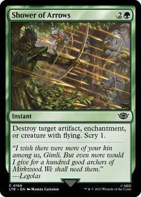 Magic: The Gathering - Universes Beyond: The Lord of the Rings: Tales of Middle-earth - Shower of Arrows - Common - Foil