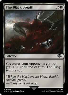 Magic: The Gathering - Universes Beyond: The Lord of the Rings: Tales of Middle-earth - The Black Breath - Common - Normal