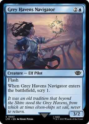 Magic: The Gathering - Universes Beyond: The Lord of the Rings: Tales of Middle-earth - Grey Havens Navigator - Common - Normal