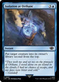 Magic: The Gathering - Universes Beyond: The Lord of the Rings: Tales of Middle-earth - Isolation at Orthanc - Common - Normal
