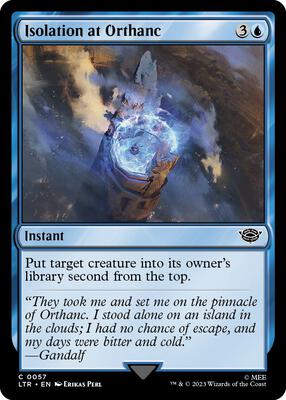 Magic: The Gathering - Universes Beyond: The Lord of the Rings: Tales of Middle-earth - Isolation at Orthanc - Common - Normal