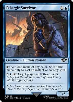 Magic: The Gathering - Universes Beyond: The Lord of the Rings: Tales of Middle-earth - Pelargir Survivor - Common - Normal