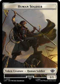 Magic: The Gathering - Universes Beyond: The Lord of the Rings: Tales of Middle-earth - Human Soldier Token (0002) - Token - Normal