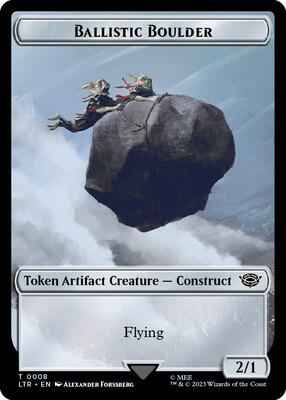 Magic: The Gathering - Universes Beyond: The Lord of the Rings: Tales of Middle-earth - Ballistic Boulder Token - Token - Normal