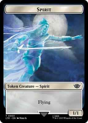 Magic: The Gathering - Universes Beyond: The Lord of the Rings: Tales of Middle-earth - Spirit Token - Token - Normal