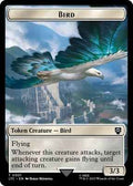 Magic: The Gathering - Commander: The Lord of the Rings: Tales of Middle-earth - Bird (0001) // Food (0010) Double-Sided Token - Token - Normal