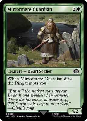 Magic: The Gathering - Universes Beyond: The Lord of the Rings: Tales of Middle-earth - Mirrormere Guardian - Common - Normal