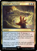 Magic: The Gathering - Universes Beyond: The Lord of the Rings: Tales of Middle-earth - Gandalf's Sanction - Uncommon - Normal