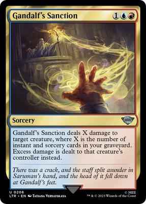 Magic: The Gathering - Universes Beyond: The Lord of the Rings: Tales of Middle-earth - Gandalf's Sanction - Uncommon - Normal