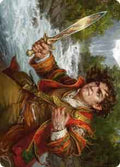 Magic: The Gathering - Art Series: Universes Beyond: The Lord of the Rings: Tales of Middle-earth - Frodo Baggins Art Card (16/81) - Special - Normal
