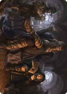 Magic: The Gathering - Art Series: Universes Beyond: The Lord of the Rings: Tales of Middle-earth - Sharkey, Tyrant of the Shire Art Card - Special - Normal