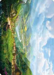 Magic: The Gathering - Art Series: Universes Beyond: The Lord of the Rings: Tales of Middle-earth - Plains Art Card - Special - Normal