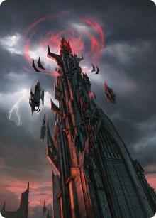 Magic: The Gathering - Art Series: Universes Beyond: The Lord of the Rings: Tales of Middle-earth - Barad-dur Art Card - Special - Normal