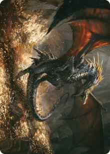 Magic: The Gathering - Art Series: Universes Beyond: The Lord of the Rings: Tales of Middle-earth - Cavern-Hoard Dragon Art Card - Special - Normal