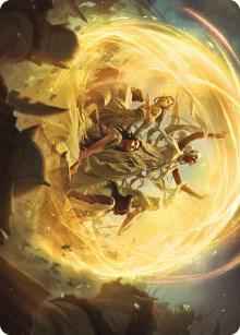 Magic: The Gathering - Art Series: Universes Beyond: The Lord of the Rings: Tales of Middle-earth - Heroic Intervention Art Card - Special - Normal